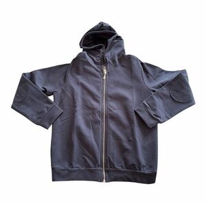 Douuod Kids
Navy Blue hooded zip-up jacket